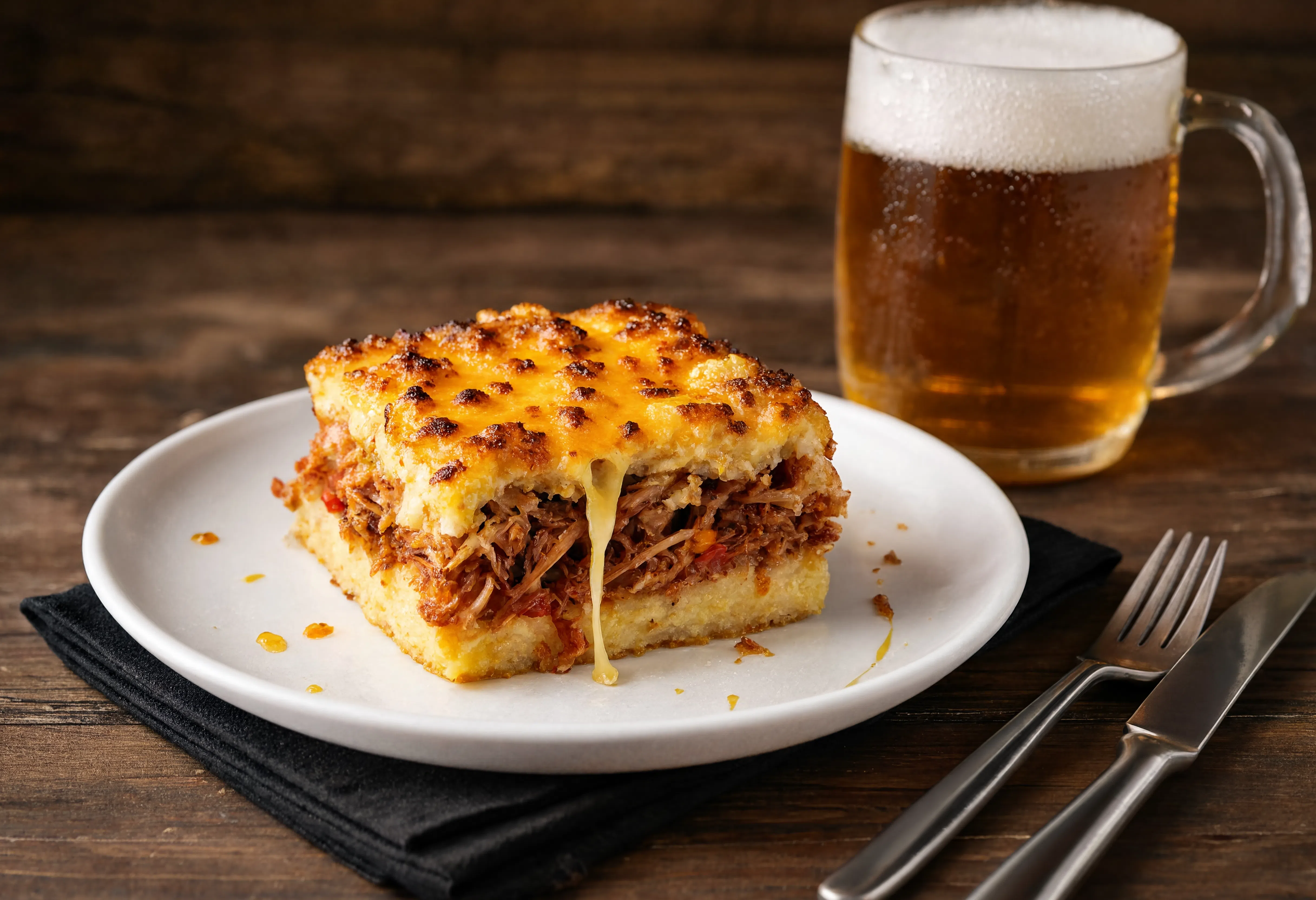 Pastel de patata al estilo americano