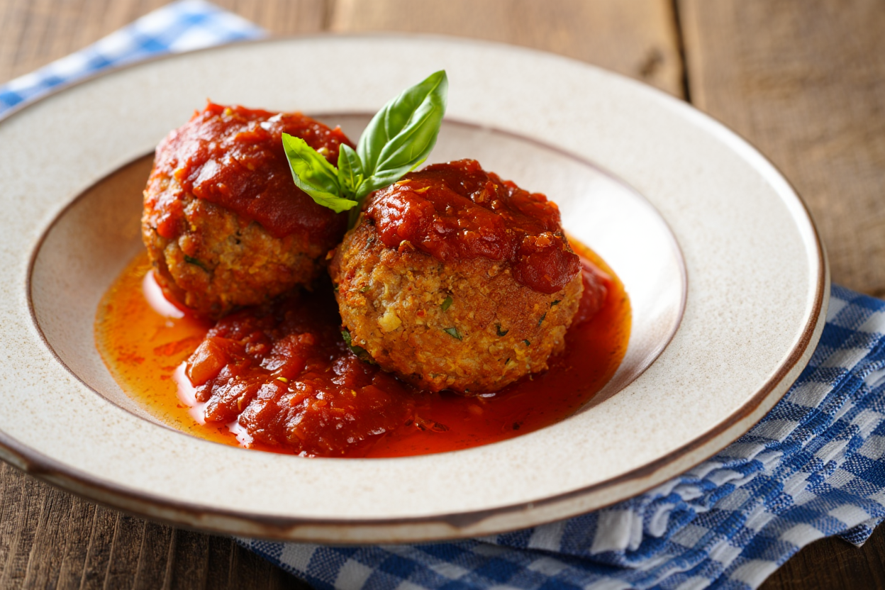Albóndigas de pavo con salsa marroquí