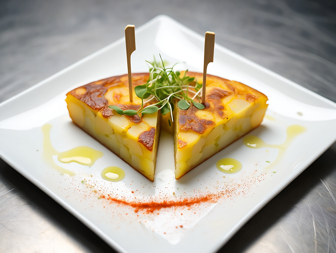 Doble pincho de tortilla de patata