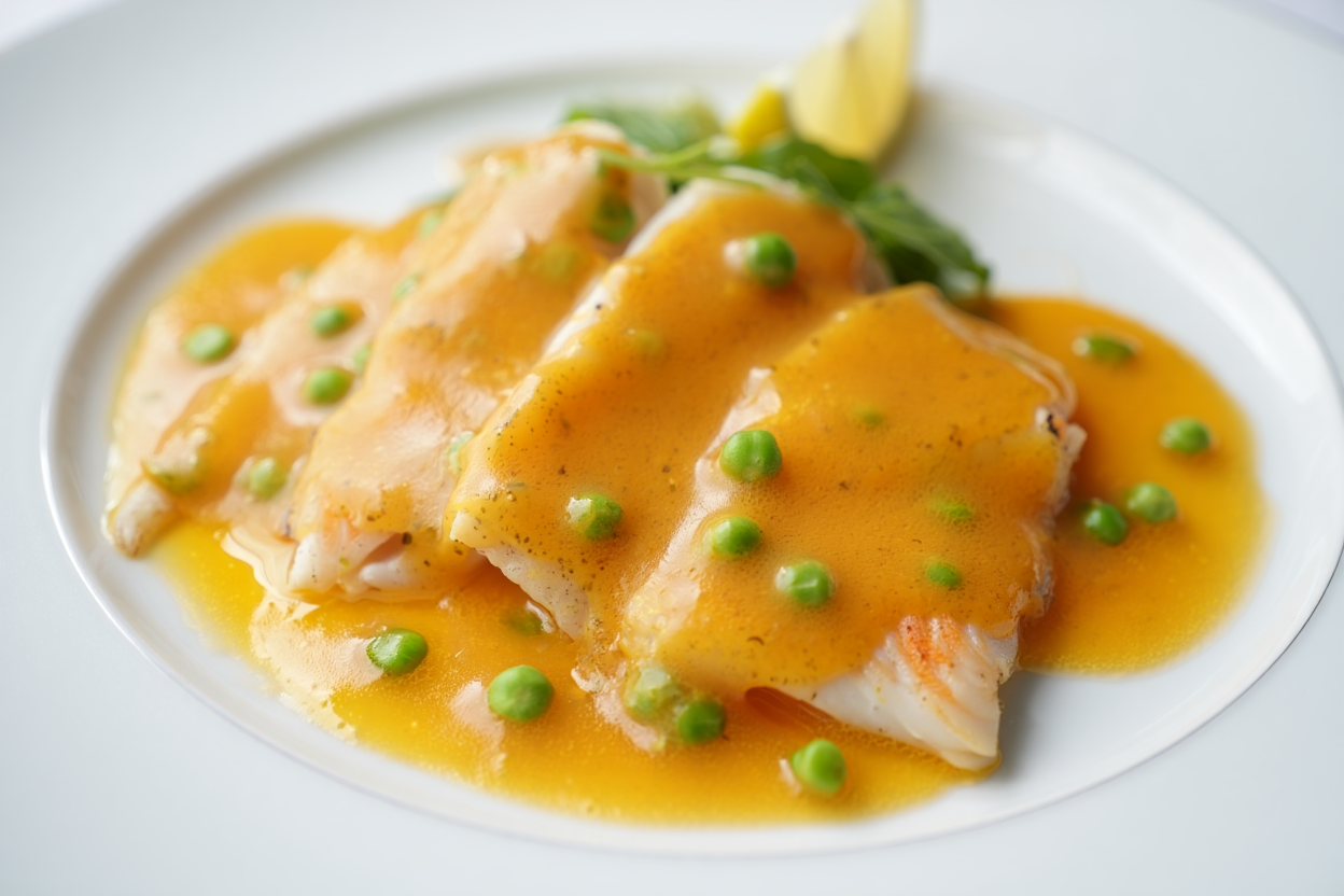 Merluza con salsa marinera