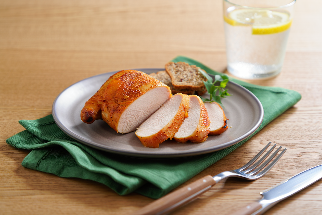 Pechuga de pollo asada y ahumada