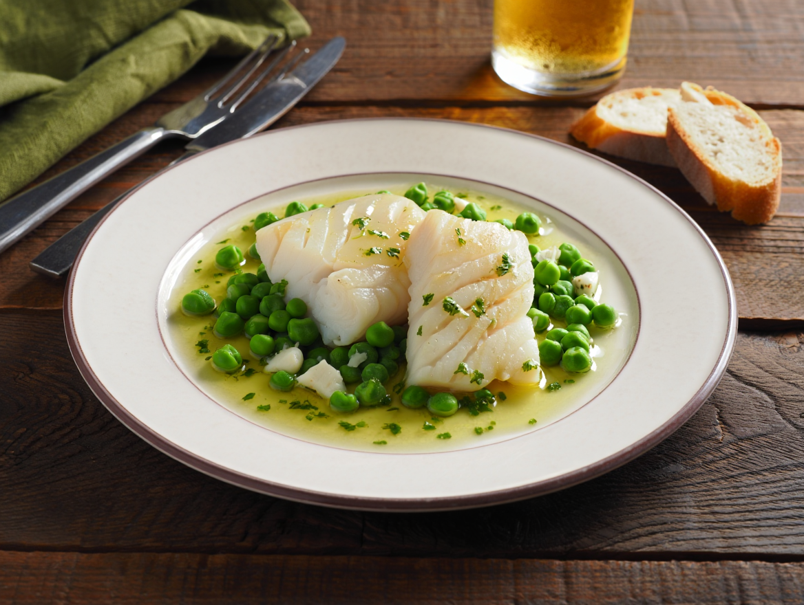 Bacalao con salsa verde