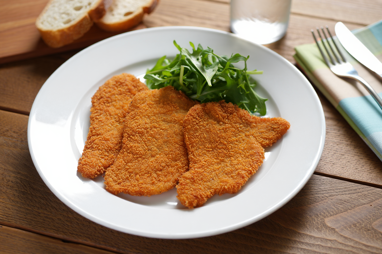 Contramuslos de pollo empanados