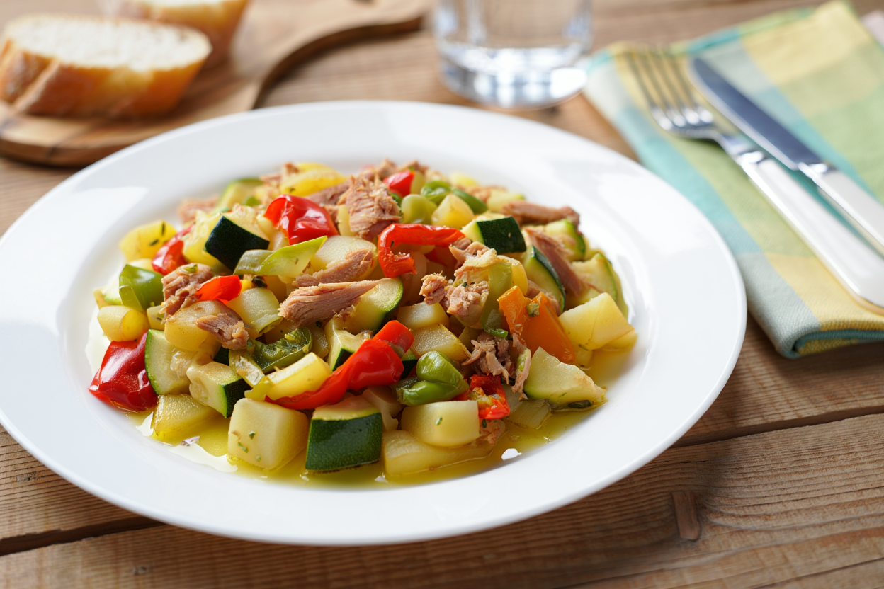 Fritada aragonesa con atún