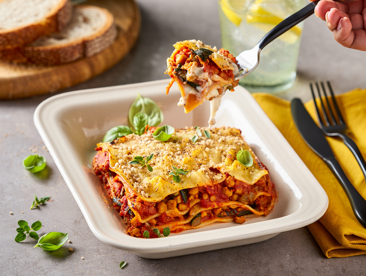 Lasaña vegana