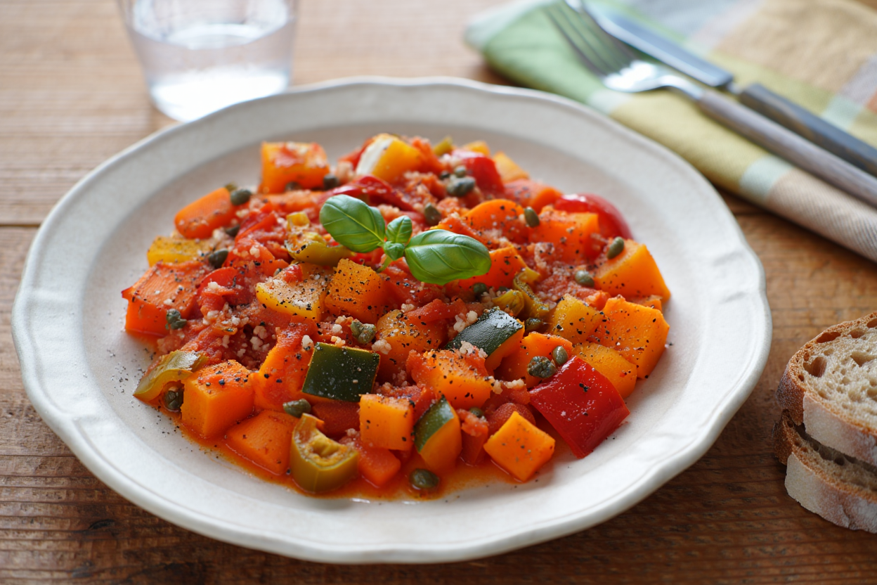 Pisto calabrese de calabaza