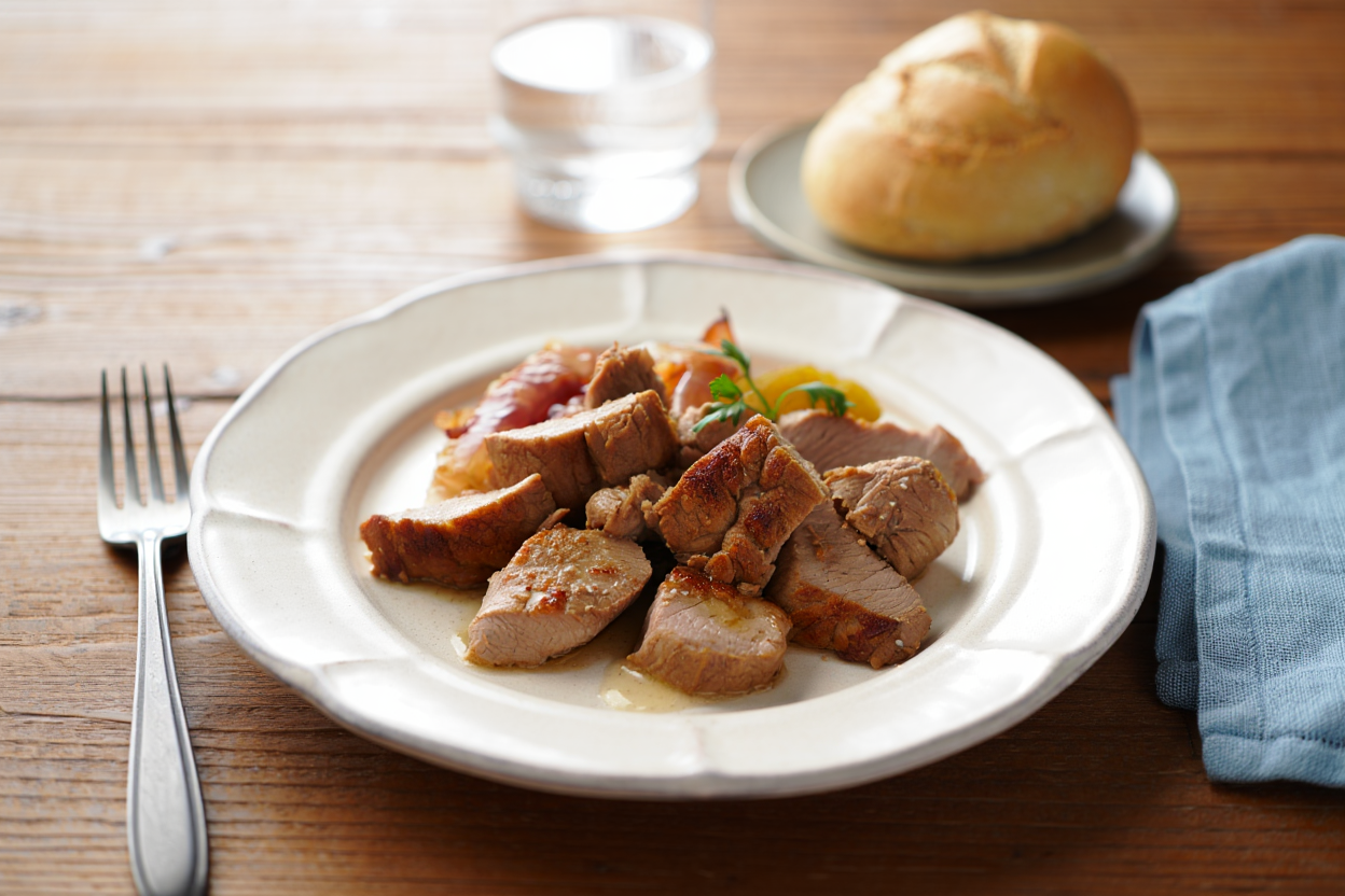 Puntas de solomillo sin salsa