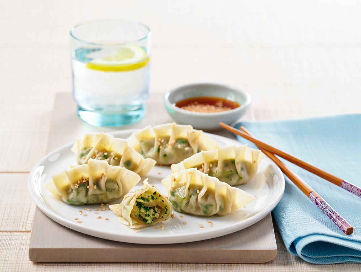 Gyozas de verduras