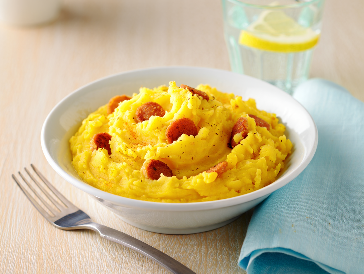 Patatas revolconas con chistorra