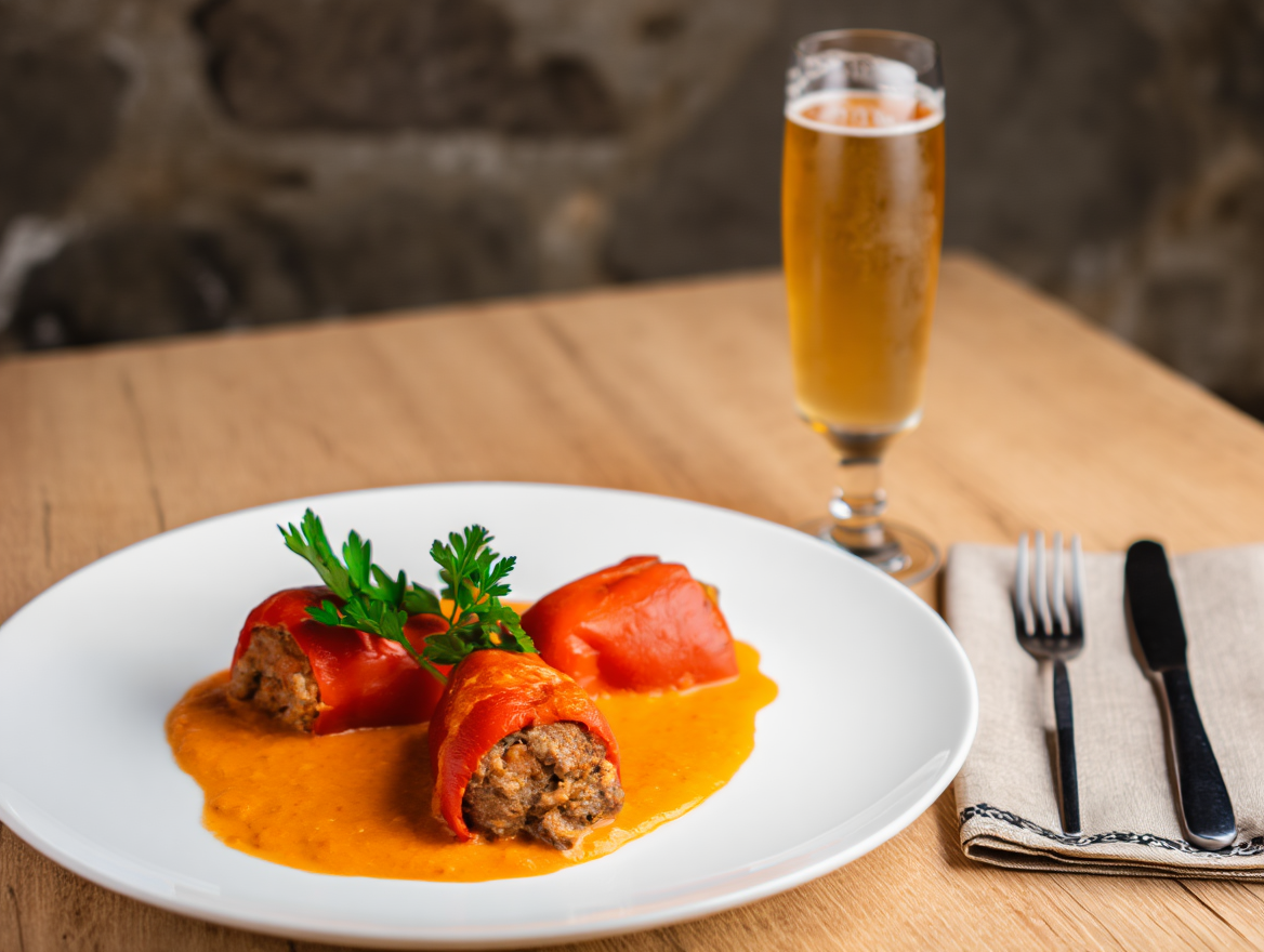 Pimientos del piquillo rellenos de carne