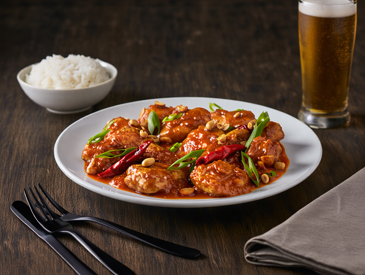 Ragú de pollo Kung Pao