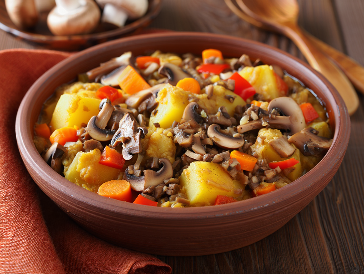 Guiso de patatas con setas