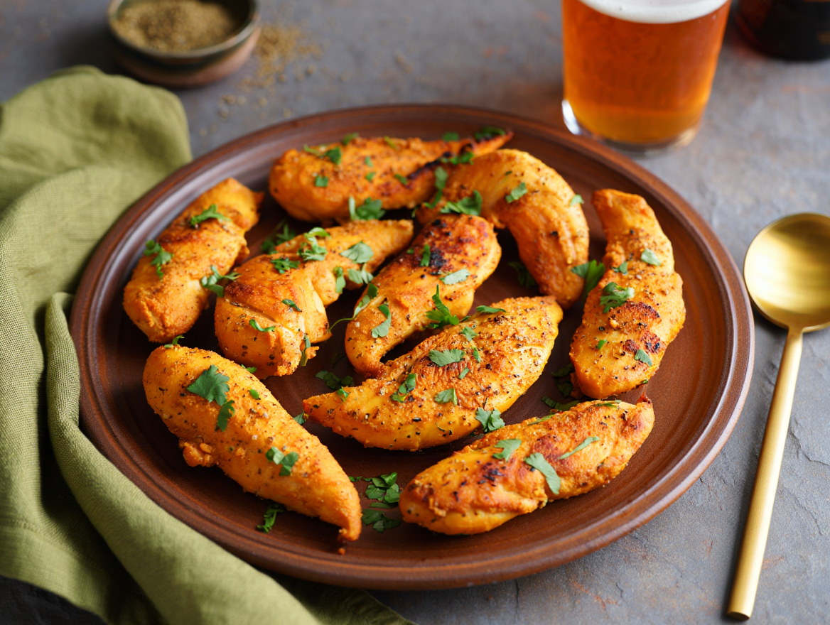 Solomillos de pollo al estilo Tandoori Masala