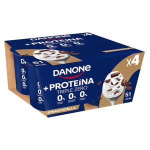 Yogur proteina triple zero stracciatella Danone