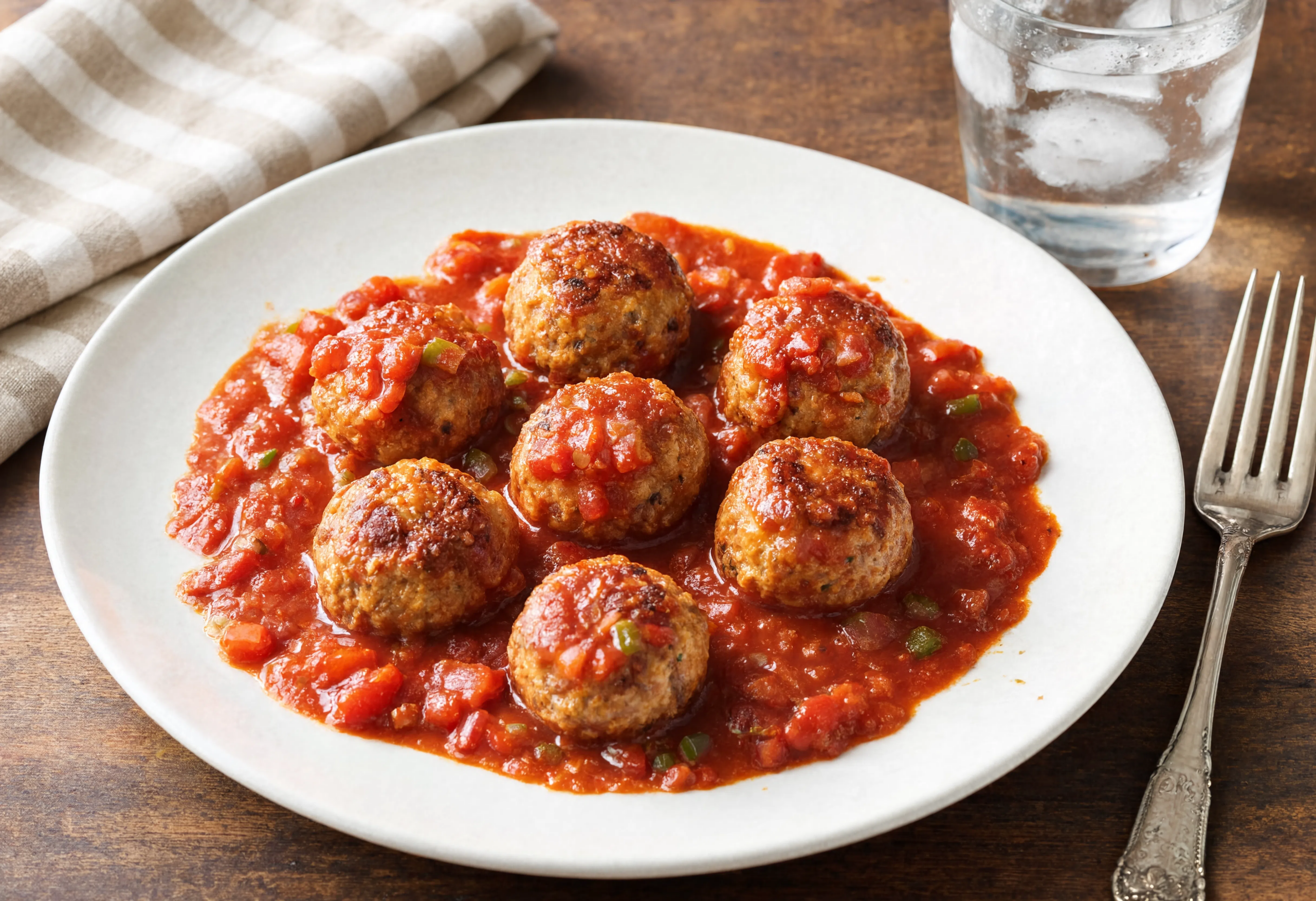 Albóndigas de atún con salsa ajoarriero