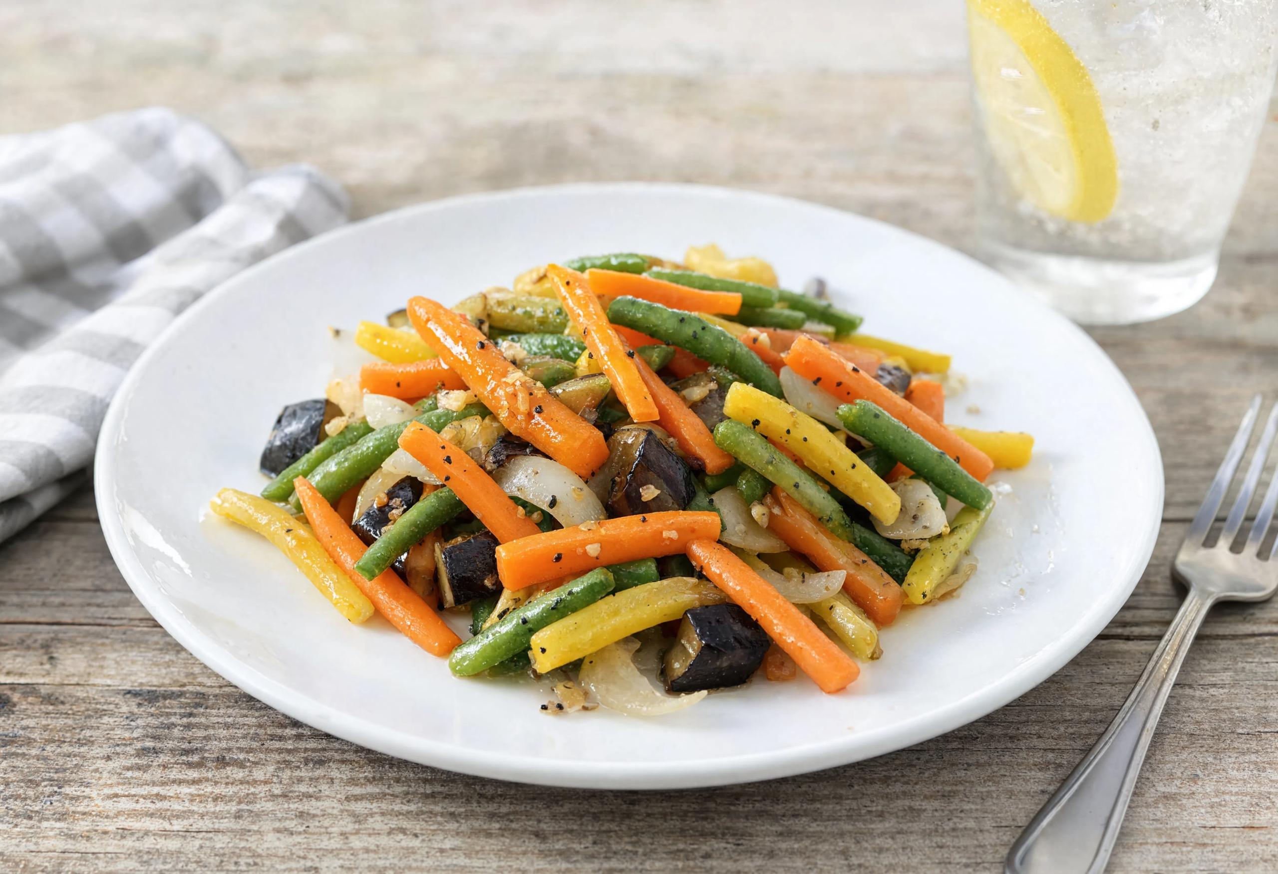 Salteado de verduras