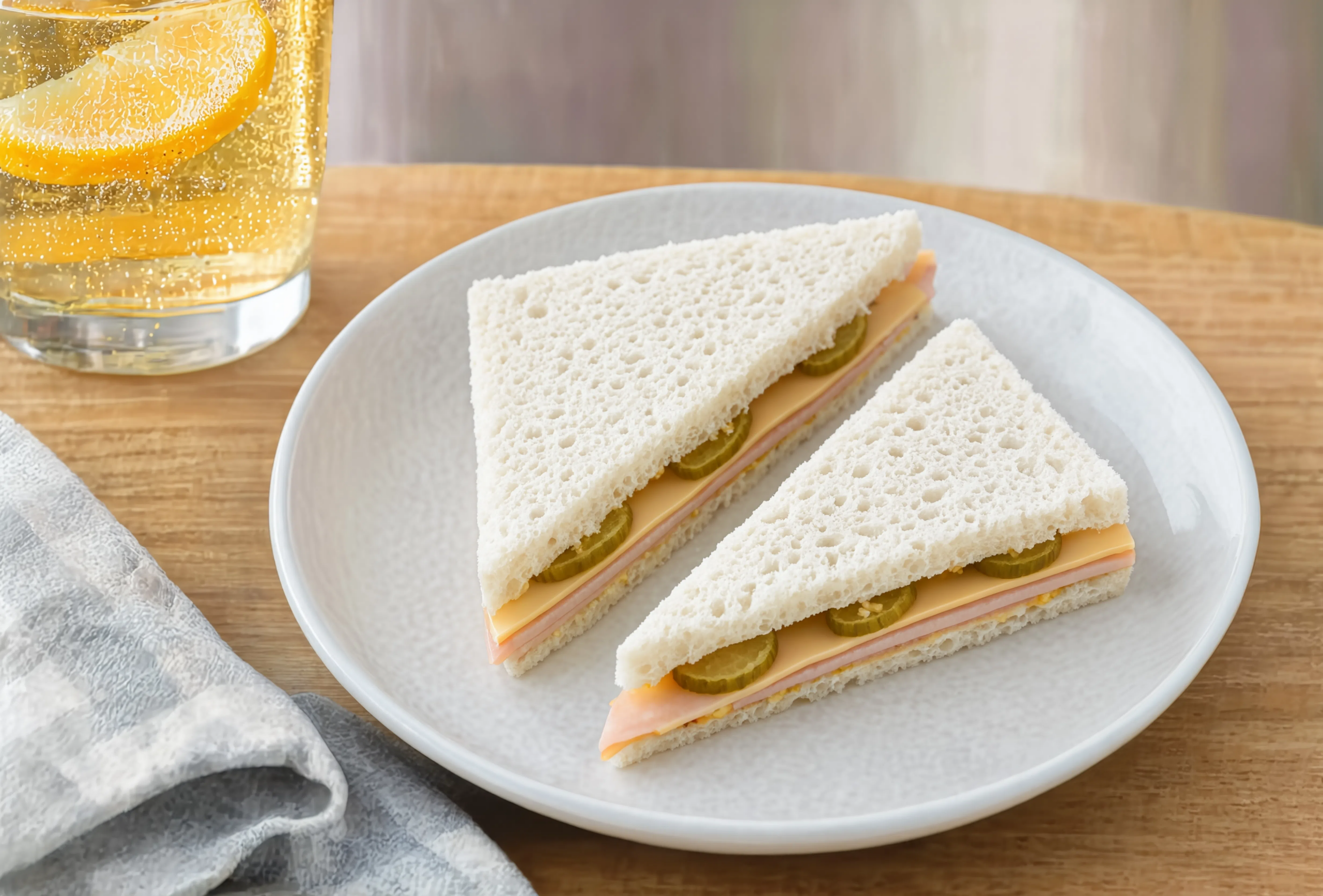 Sandwich con lomo de sajonia
