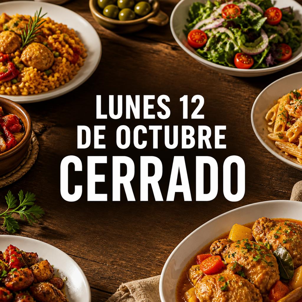 📢 AVISO IMPORTANTE – FESTIVO 12 DE OCTUBRE